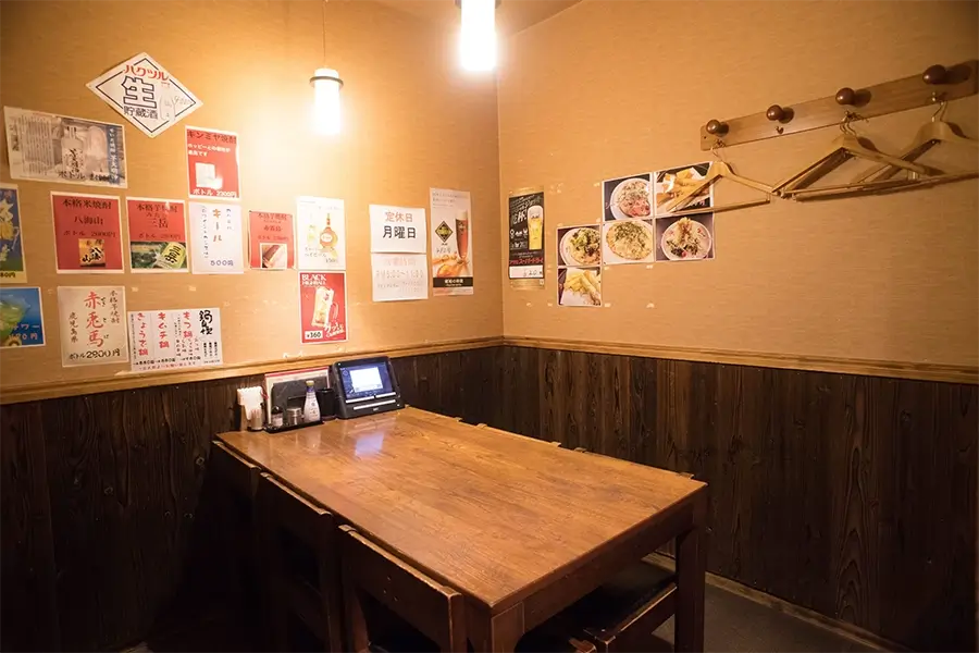 テーブル席 写真