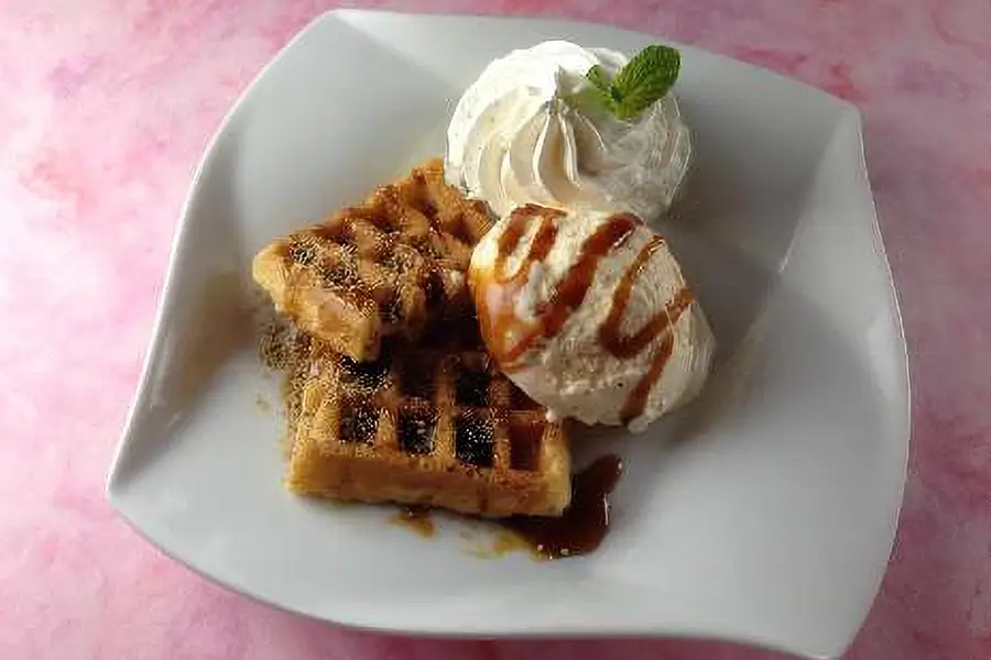 黒蜜きなこワッフル